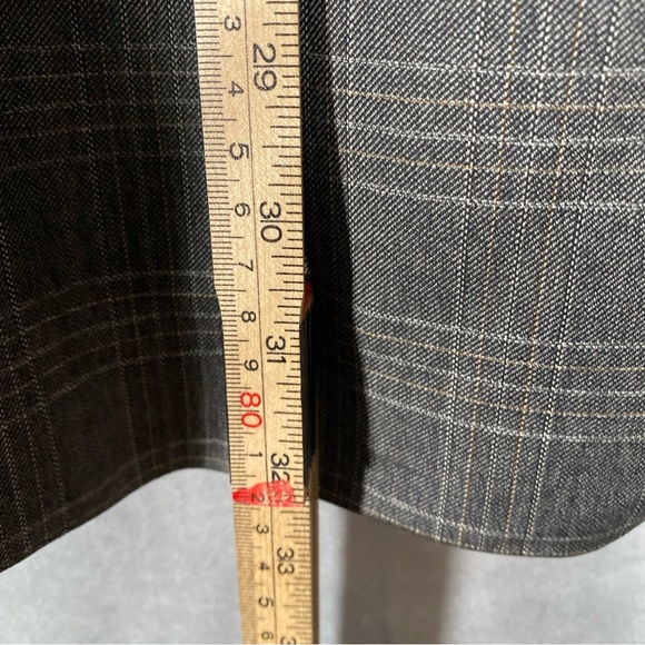 Hugo Boss Tess Beilla The James Check 100% Wool Blazer Jacket Men's Regular 44R - Picture 5 of 14